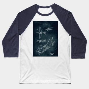 Airplane patent Baseball T-Shirt